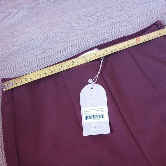 NWT Meshki Brown Boot Cut Flare Pants - Picture 4 of 6